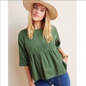 MAEVE BY ANTHROPOLOGIE MARIA CORDUROY TOP LARGE